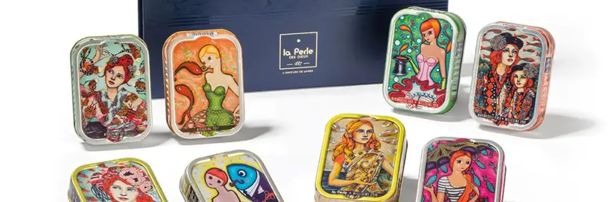 Exemple Sardines Millésimées La Perle des Dieux • BUSINESS GIFTS FRANCE, le spécialiste des Cadeaux d'Affaires de Prestige et Cadeaux d'Entreprises Haut de Gamme