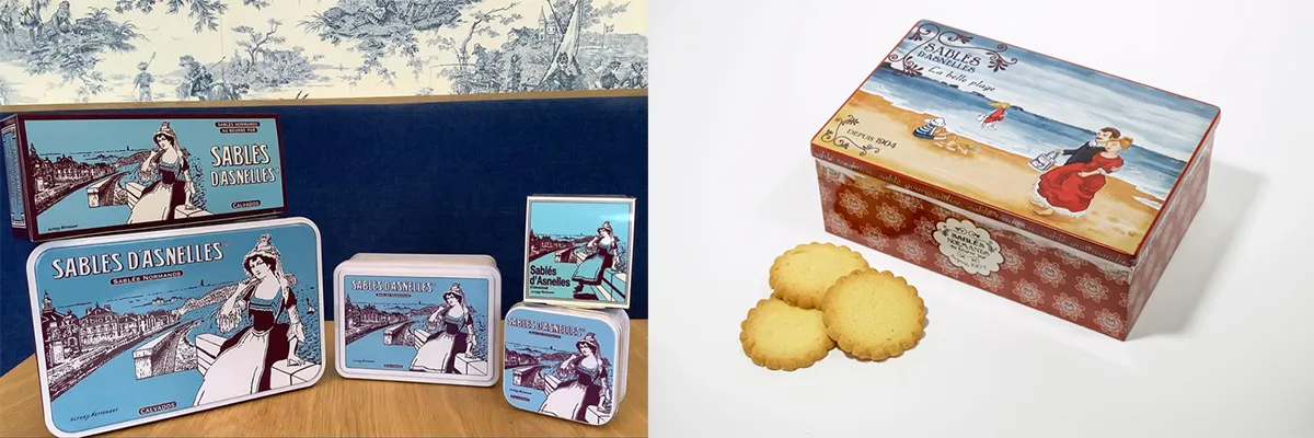 Exemple biscuiterie LES SABLES D'ASNELLES • BUSINESS GIFTS FRANCE, le spécialiste des Cadeaux d'Affaires de Prestige et Cadeaux d'Entreprises Haut de Gamme