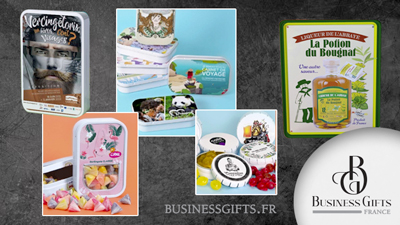 image Boite personnalisée avec photo BUSINESS GIFTS FRANCE Le spécialiste des Cadeaux d'Affaires de Prestige et Cadeaux d'Entreprise Haut de Gamme