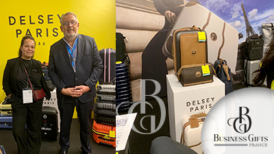 Image Présence sur le stand de notre partenaire DELSEY présent au Salon du Luxe et du Cadeau d’Affaires  | Actu Business Gifts France Le spécialiste des Cadeaux d'Affaires de Prestige et Cadeaux d'Entreprise Haut de Gamme