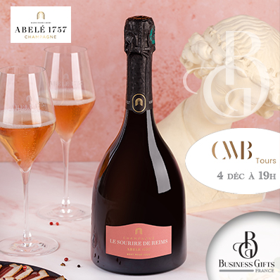 Du champagne ABELÉ 1757 à la soirée cercle wine business de Tours en décembre Business Gifts France, le spécialiste des Cadeaux d'Affaires de Prestige et Cadeaux d'Entreprise Haut de Gamme