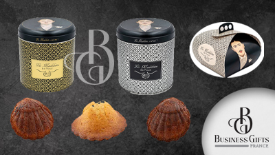 Madeleine de Proust un cadeau apprécié distribué par Business Gifts France, le spécialiste des Cadeaux d'Affaires de Prestige et Cadeaux d'Entreprise Haut de Gamme