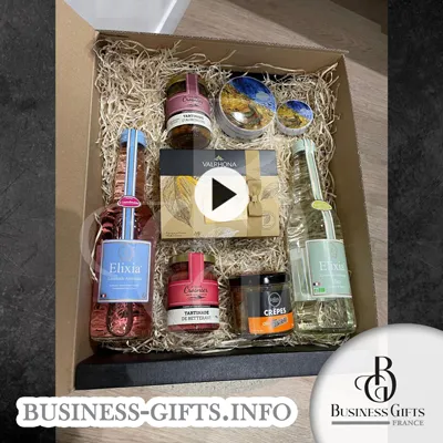 Exemples de paniers gourmands proposés par BUSINESS GIFTS France, le spécialiste des Cadeaux d'Affaires de Prestige et Cadeaux d'Entreprise Haut de Gamme