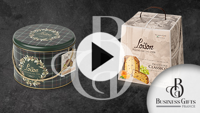 Photo Panettone pour idée cadeau fin année ou arbre Noël Business Gifts France, le spécialiste des Cadeaux d'Affaires de Prestige et Cadeaux d'Entreprises Haut de Gamme